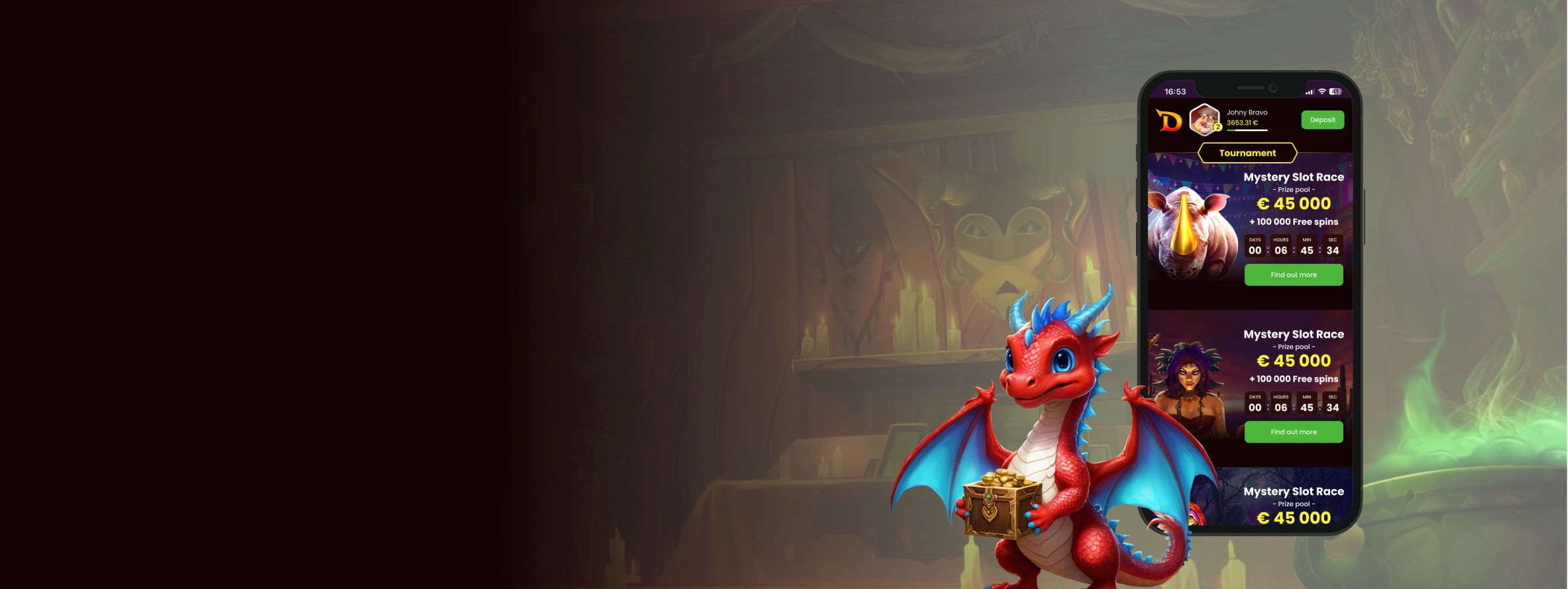 DragonSlots Mobilvenlige casinosider📱 DragonSlots Mobilcasino-app